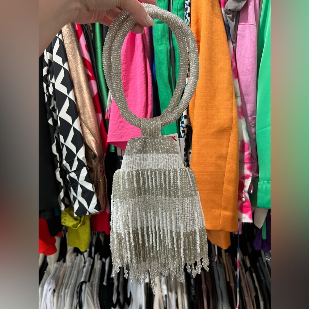 From India To You Beaded Handbag